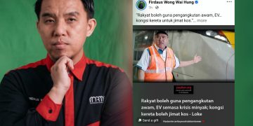 Firdaus Wong Kritik Saranan Guna Pengangkutan Awam, EV Ketika Krisis Minyak