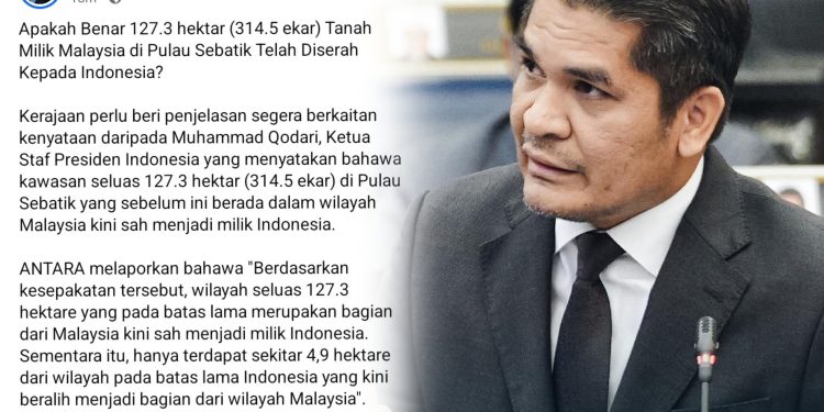 Apakah Benar 127.3 Hektar Tanah Pulau Sebatik Diserah Kepada Indonesia?  – Radzi Jidin