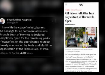 Media Asing Lapor Harga Minyak Global Turun Selepas Iran Umum Buka Semula Selat Hormuz