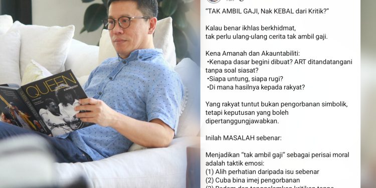 Tak Perlu Ulang-Ulang Cerita Tak Ambil Gaji, Taktik Emosi