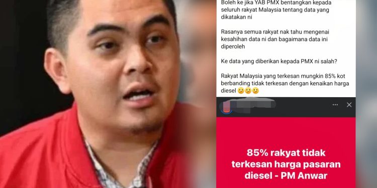 Akmal Persoal Kesahihan Data 85 Peratus Rakyat Tak Terkesan Kenaikan Harga Diesel