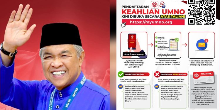 Golongan Muda Diseru Sertai UMNO, Pendaftaran Keahlian Kini Secara ‘Online’