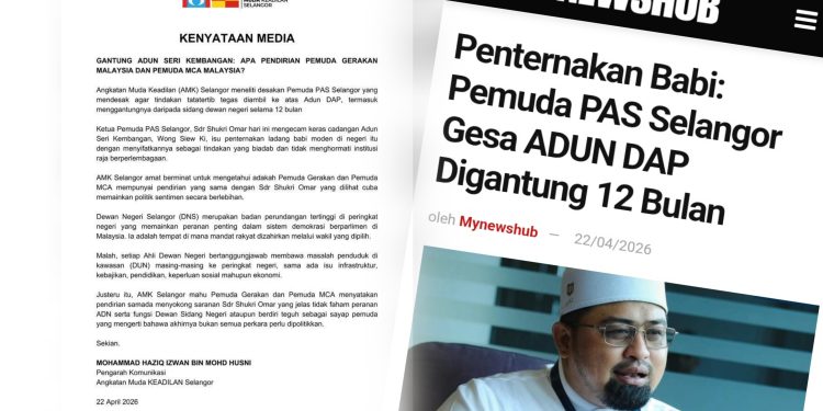 AMK Selangor Dakwa Pemuda PAS Main Politik Sentimen Berlebihan Isu Penternakan Babi