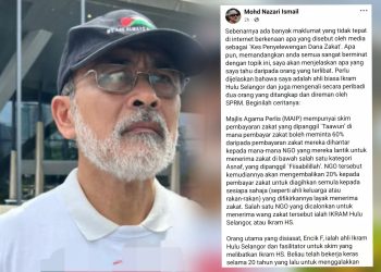 Ahli Ikram Hulu Selangor, Mohd Nazari Ulas `Kes Penyelewengan Dana Zakat’