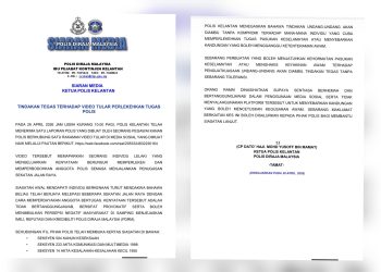 Video Tular Perlekeh Polis Elak Sekatan Jalan Raya: PDRM Buka Kertas Siasatan