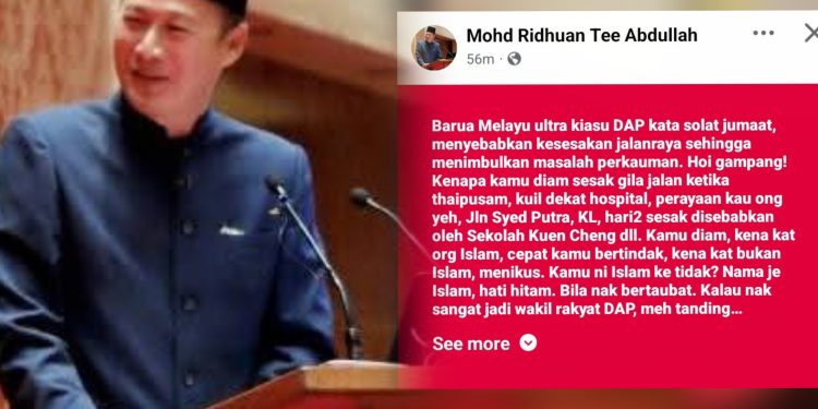 Lalu Lintas Sesak Solat Jumaat: ‘Bila Mati Esok, Suruh Ultra Kiasu DAP Mandikan’ – Ridhuan Tee
