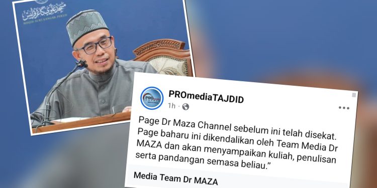 Akaun Facebook ‘Dr Maza Channel’ Kena Sekat?