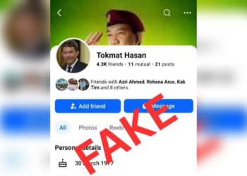 Waspada Akaun Palsu Tokmat Hasan
