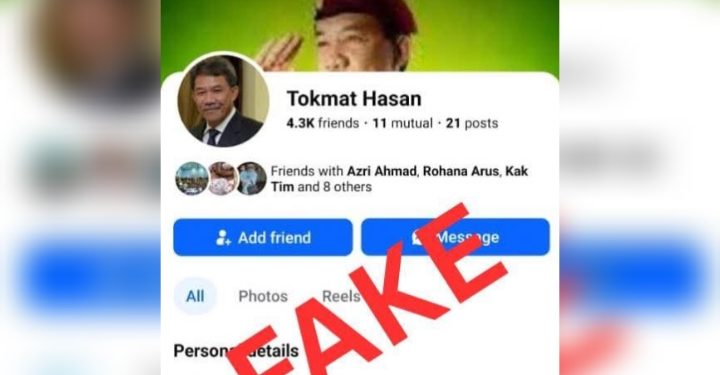 Waspada Akaun Palsu Tokmat Hasan