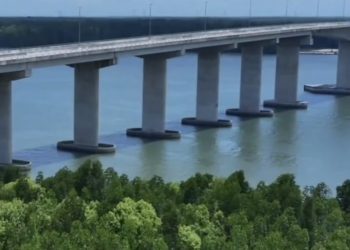 Jambatan Sungai Pulai Mendap Lebih 300mm Dalam 6 Bulan