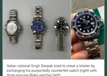 Antara Kes Menipu Paling Pelik Pernah Terjadi Kot…..Rolex Asli Disangka Palsu…