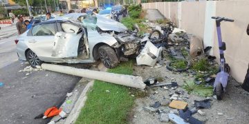 Suami Isteri Maut Dirempuh Pemandu Disyaki Mabuk Di Jalan Ampang