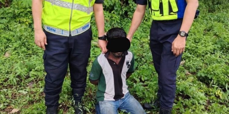 Cubaan Curi Kabel Digagalkan: Suspek Dicekup Dalam Hujan Lebat Di Landasan KTMB Ipoh