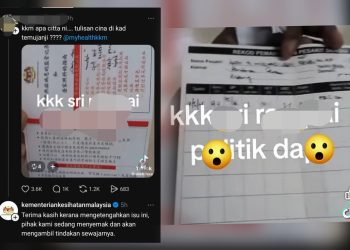 KKM Semak Dakwaan Kad Laporan Kesihatan Guna Bahasa Cina