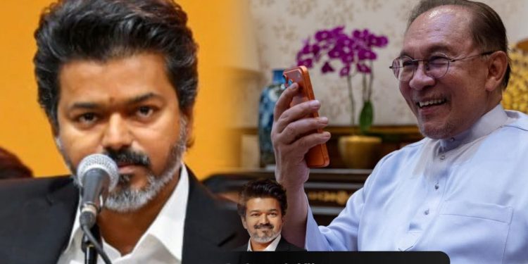 PM Anwar Hubungi Sahabat Beliau Vijay, Rancang Kunjungan Ke Tamil Nadu