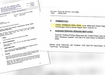 DUN Johor Bubar 22 Jun? Sidang Sehari Tanpa Soal Jawab Cetus Spekulasi