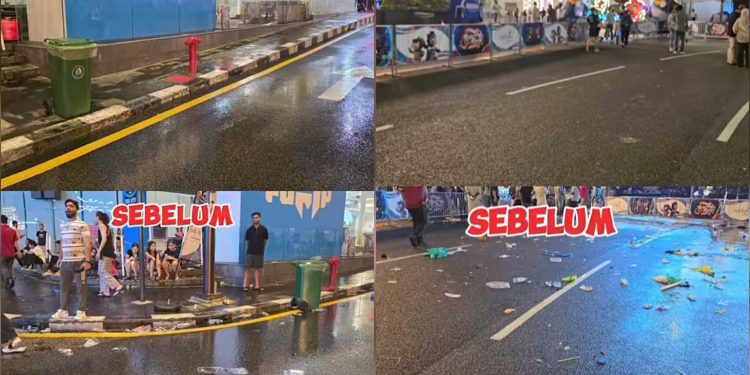 Lokasi Dipercayai Tapak “Rain Rave 2026” Dipenuhi Sampah, Hantaran DBKL Cetus Reaksi Netizen