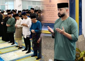 Tunku Mahkota Ismail Rasmikan Masjid Bandar Tiram, Tunai Solat Jumaat Bersama Penduduk