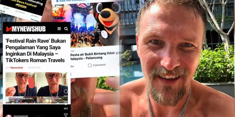 ‘Saya Ikhlas Beri Pandangan Rain Rave’ – TikTokers Roman Travels