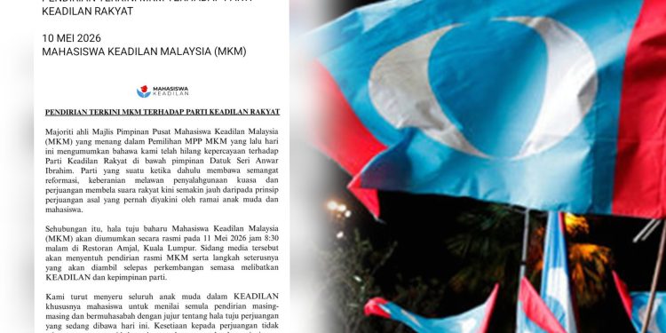 Mahasiswa Keadilan Malaysia Umum Hilang Kepercayaan Terhadap PKR, Anwar?