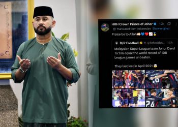 “Segala Puji Bagi Allah..” – Pemilik JDT Tunku Mahkota Ismail