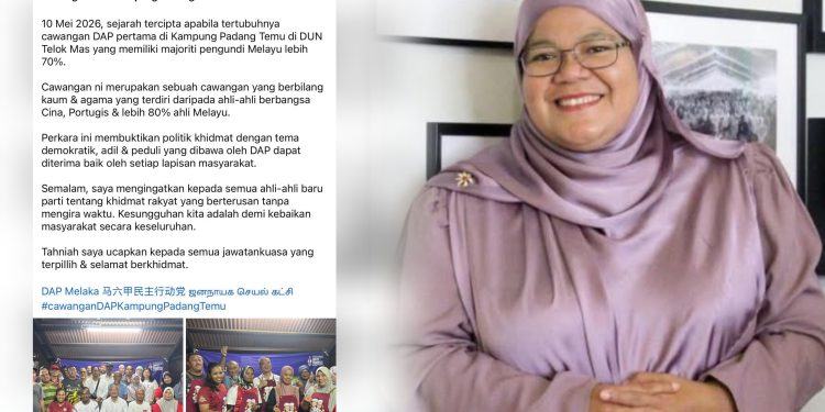 Wanita UMNO Melaka Tolak Dakwaan Melayu Semakin Terima Perjuangan DAP