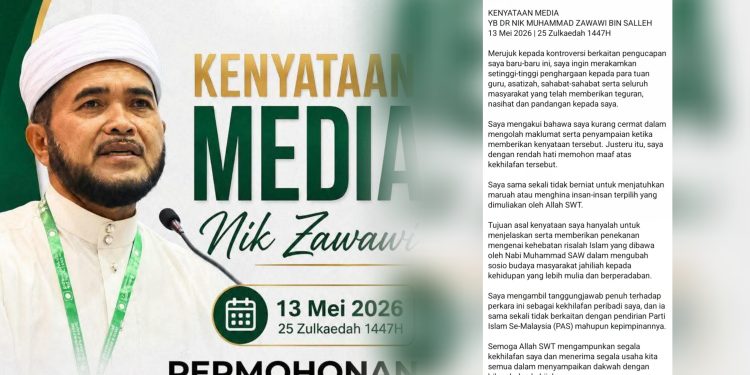 Nik Muhammad Zawawi Mohon Maaf, Akui Terkhilaf Kisah Sahabat Nabi