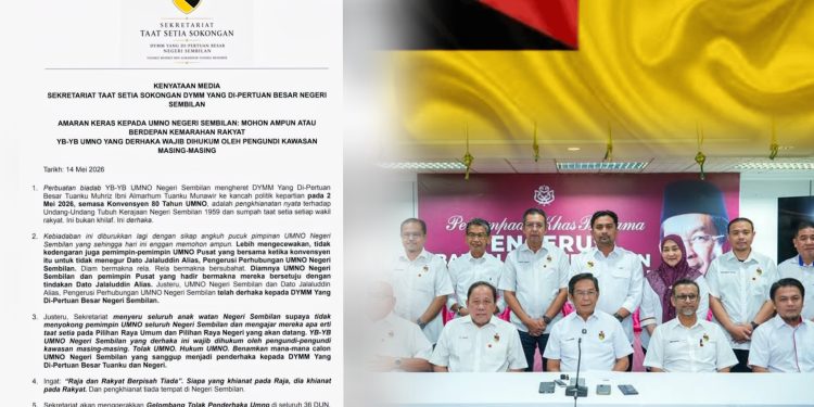 Sekretariat Taat Setia Ancam Gerakkan Gelombang Tolak UMNO Di Negeri Sembilan
