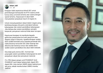 ‘Maka Beransur-Ansurlah UEC Akan Diserap Dan Diterima’ – Isham Jalil