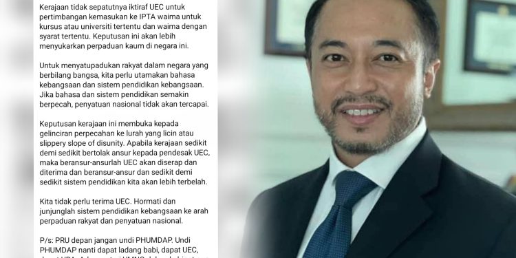‘Maka Beransur-Ansurlah UEC Akan Diserap Dan Diterima’ – Isham Jalil