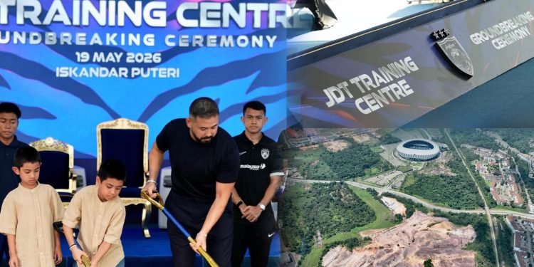 Tunku Mahkota Ismail Rasmikan Majlis Pecah Tanah Pusat Latihan Baharu JDT