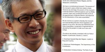 Tony Pua Dakwa Kuasa Raja Terhad Kepada Perkara-Perkara Tertentu