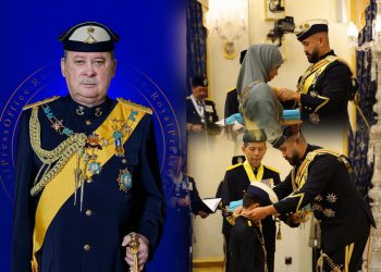 Sultan Ibrahim Kurnia SMIJ Kepada Che’ Puan Mahkota Khaleeda Johor, DK I Kepada Raja Muda Johor