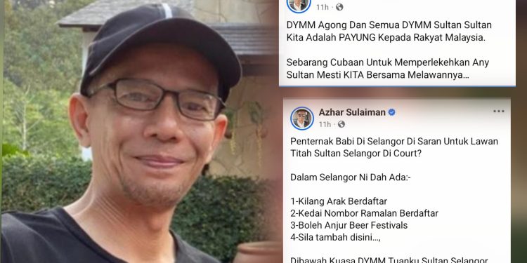 Sultan Selangor ‘Says No’ Penternakan Babi Di Selangor ‘So NO lah! – Azhar Sulaiman