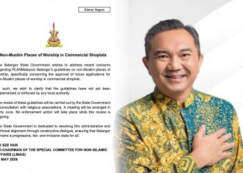 Tiada Sekatan Rumah Ibadat Bukan Islam Di Premis Komersial, Lot Kedai – Kerajaan Selangor