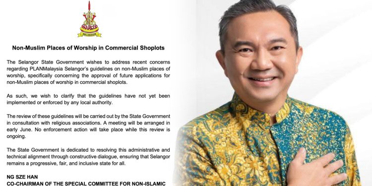 Tiada Sekatan Rumah Ibadat Bukan Islam Di Premis Komersial, Lot Kedai – Kerajaan Selangor