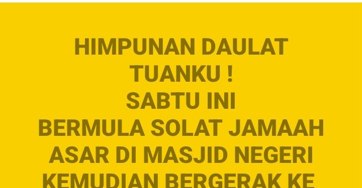 Himpunan Daulat Tuanku Sabtu Ini Bukan Medan Kebencian, Simbol Solidariti Rakyat Terhadap Sultan – Mohamed Shukri