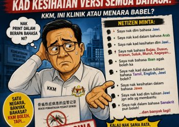 “Lepas Bahasa Cina, Netizen Pula Minta Kad Kesihatan Versi Jawi, Bajau, Dusun, Suluk Sampai Sanskrit”