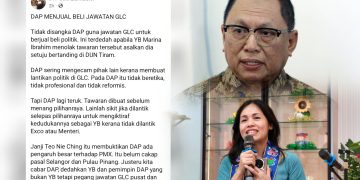 “Tak Sangka DAP Guna Jawatan GLC Untuk Berjual Beli Politik”