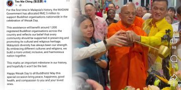 Kerajaan Beri Peruntukan RM2.5 Juta Kepada Organisasi Buddha Sempena Hari Wesak