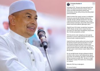 Bersatu Jadi Penghalang Agenda Perpaduan Ummah – Exco PAS
