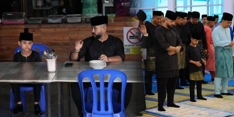 “Gambar Ini Rare, Anak Raja Duduk Kerusi Plastik” – Netizen