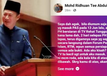Ridhuan Tee Dakwa Kena ‘Gam’ Lepas PRU-15