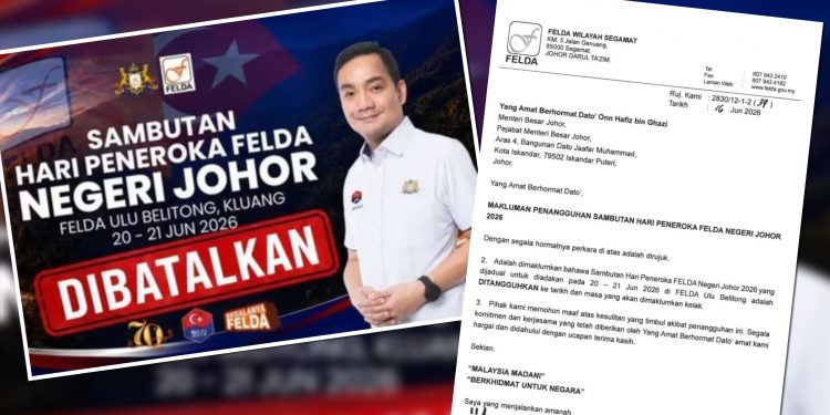 Zahari Dedah Surat FELDA Batal Sambutan Hari Peneroka FELDA Negeri Johor 2026