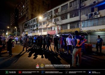 JIM, DBKL Serbu Pasar Pudu, 186 PATI Ditahan Dalam Ops Kutip