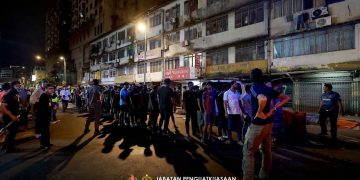 JIM, DBKL Serbu Pasar Pudu, 186 PATI Ditahan Dalam Ops Kutip