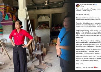 Bantu Kuil Hindu Atas Ajaran Islam – Ahli Parlimen PH Syerleena Sedih Dikecam Netizen