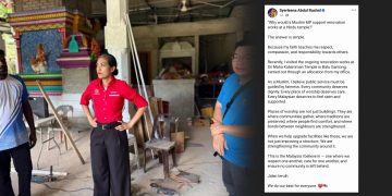 Bantu Kuil Hindu Atas Ajaran Islam – Ahli Parlimen PH Syerleena Sedih Dikecam Netizen