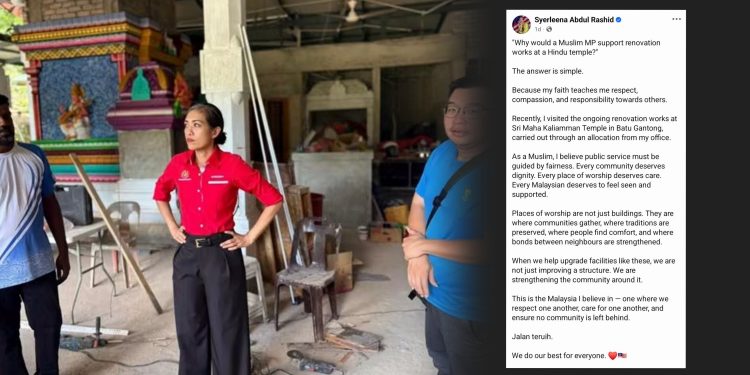 Bantu Kuil Hindu Atas Ajaran Islam – Ahli Parlimen PH Syerleena Sedih Dikecam Netizen