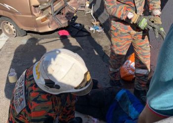 Lagi Kemalangan Besar Di Lebuh Raya…Kali Ini Libatkan Lori Kontena, Dua Van Dan Empat Kereta